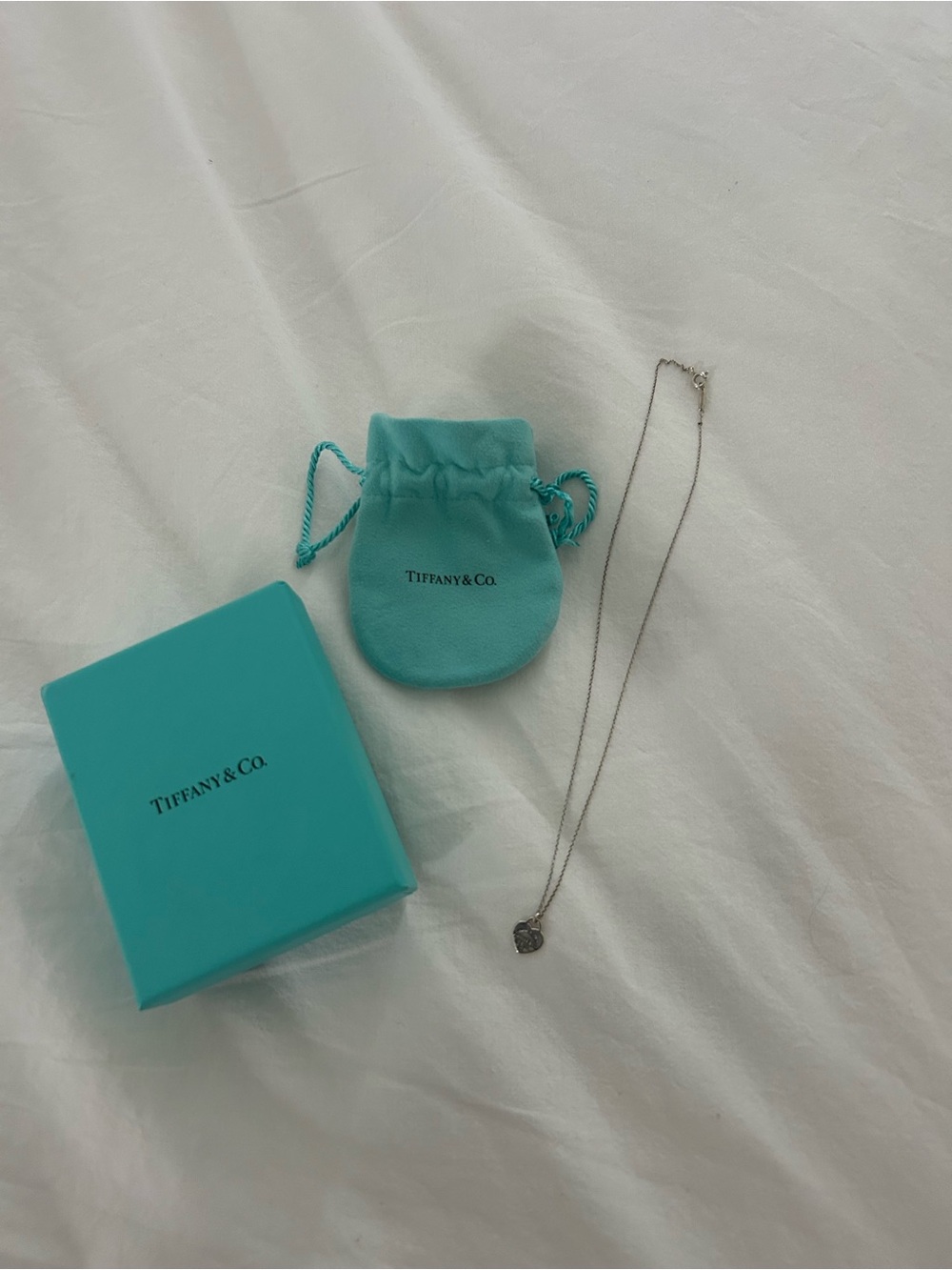 Tiffany 16” mini heart necklace